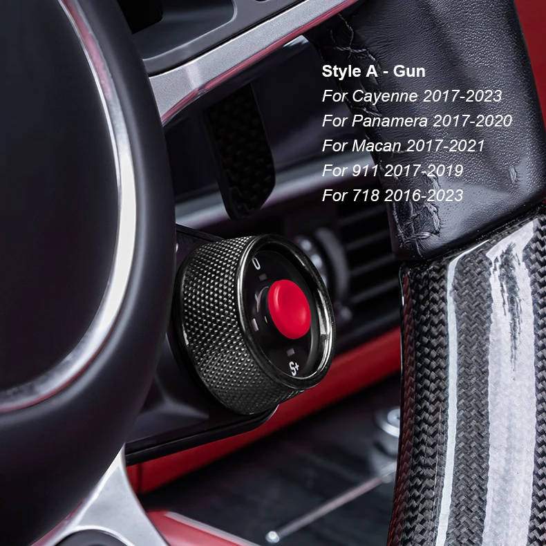 For Porsche Cayenne/Panamera 2017-2025 Macan/911/718 2016-2024 Taycan 20-25 Multicolour Steering Wheel SC Ejection Knob Button