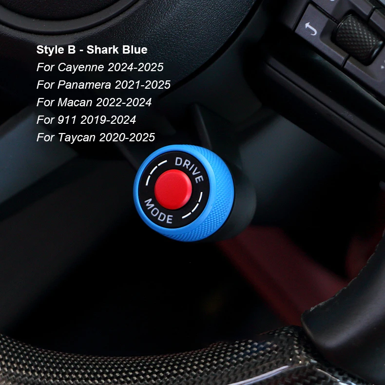 For Porsche Cayenne/Panamera 2017-2025 Macan/911/718 2016-2024 Taycan 20-25 Multicolour Steering Wheel SC Ejection Knob Button