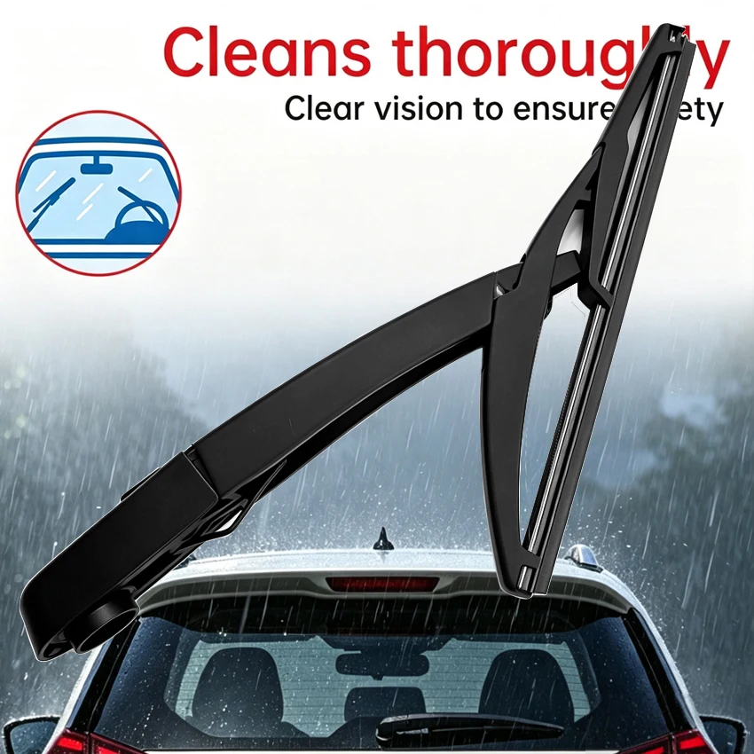 8" Inch Rear Wiper Blade & Arm Set Kit For Citroen C5 Aircross 2018 2019 2020 2023 Windshield Windscreen Clean Rear Window
