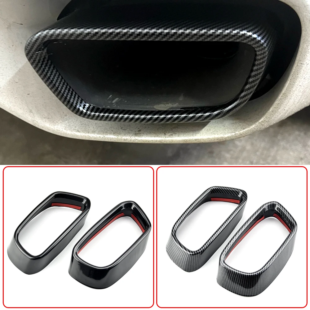 For BMW X5 F15 Car Tail Muffler ExhFor BMW X5 F15 X6 F16 2014-18 Car Styling Tail Muffler Exhaust Pipe Output Cover Trim Exterio