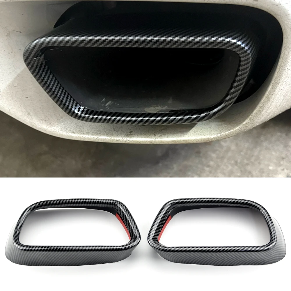 For BMW X5 F15 Car Tail Muffler ExhFor BMW X5 F15 X6 F16 2014-18 Car Styling Tail Muffler Exhaust Pipe Output Cover Trim Exterio