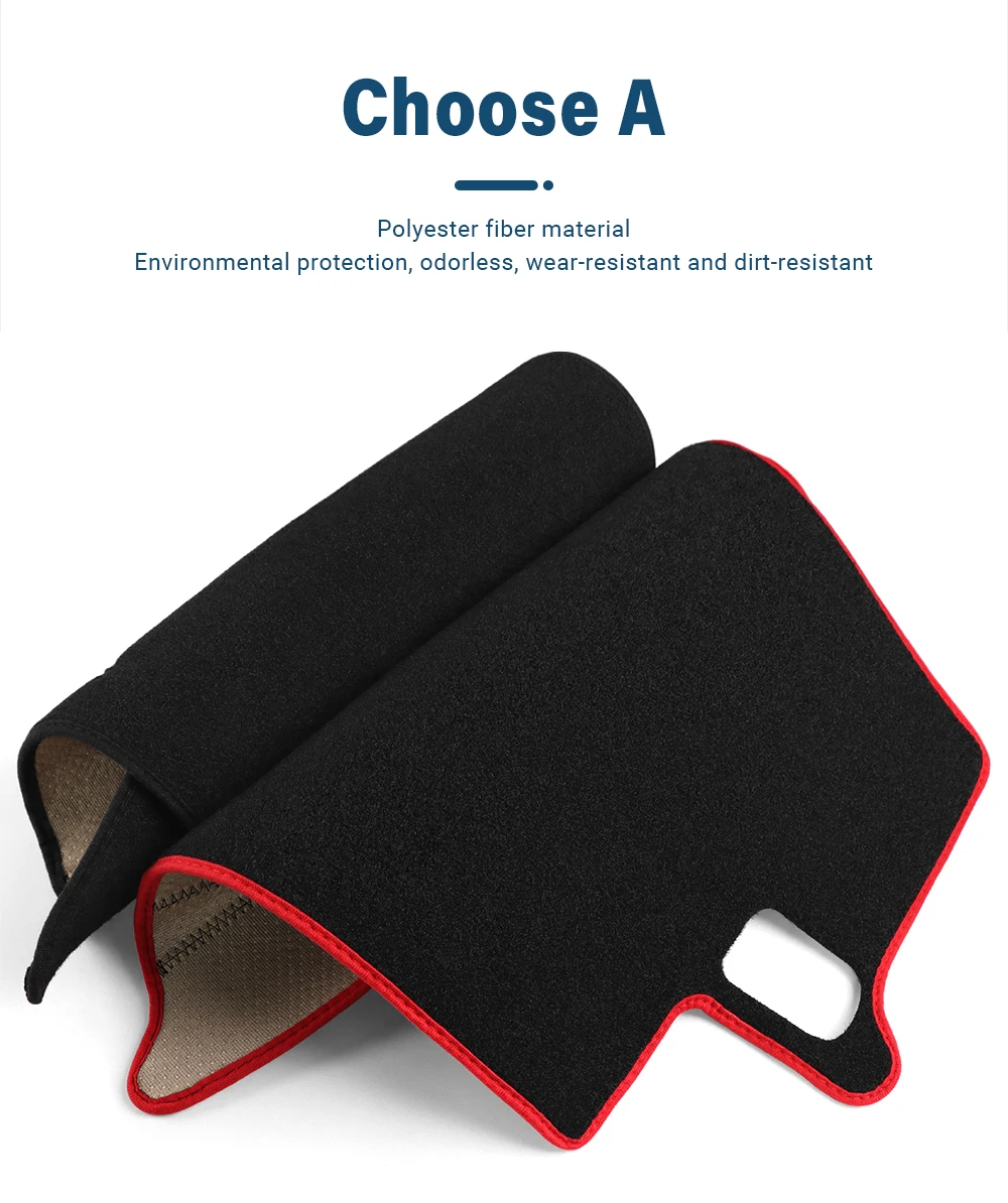For Toyota Land Cruiser Prado 120 J120 2003-2006 2007 2008 2009 Car Dashboard Cover Avoid Light Pad Anti-UV Carpets Non-Slip Mat