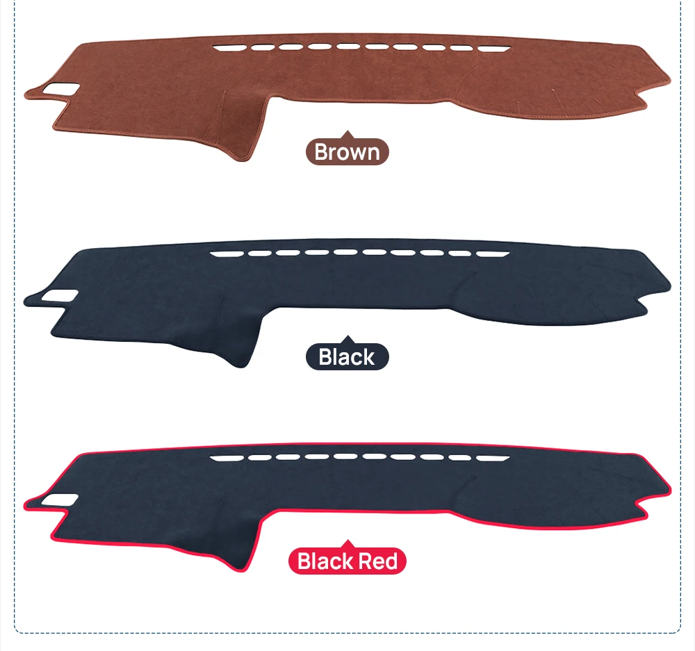 For Toyota Land Cruiser Prado 120 J120 2003-2006 2007 2008 2009 Car Dashboard Cover Avoid Light Pad Anti-UV Carpets Non-Slip Mat