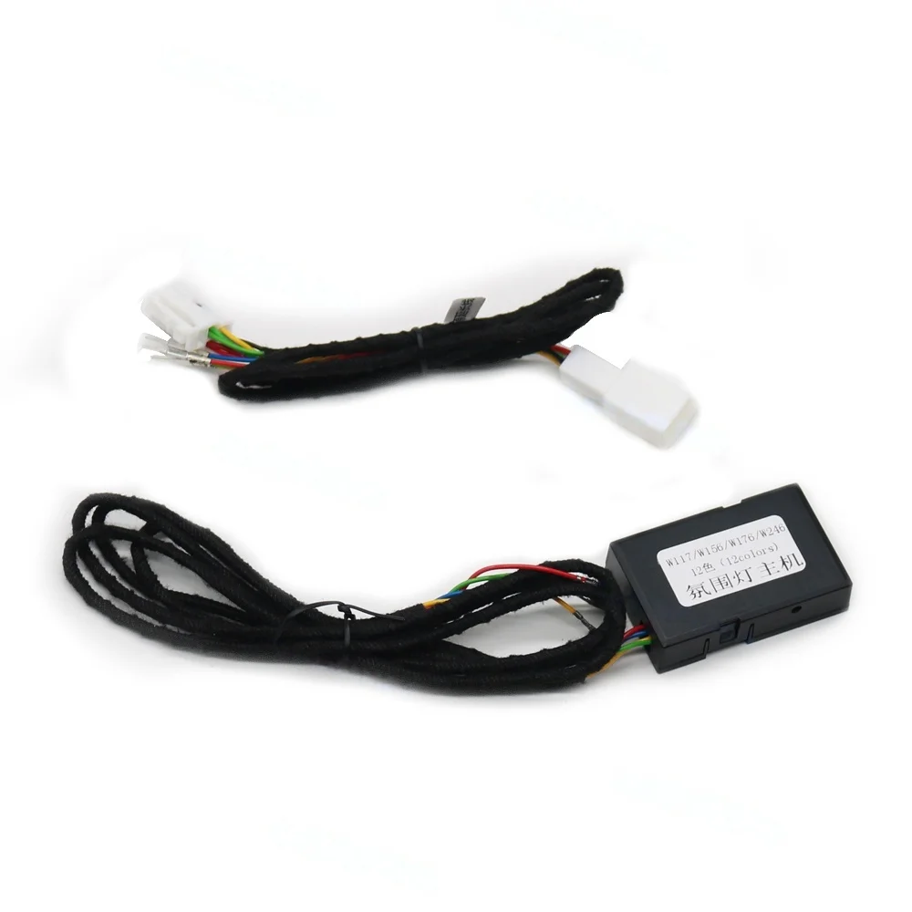 RGB LED Ambient Light Connector Control Box 3/12/64 Colors Module for Mercedes-Benz W205 X253 W213 W117 W176 W222 X156 W177