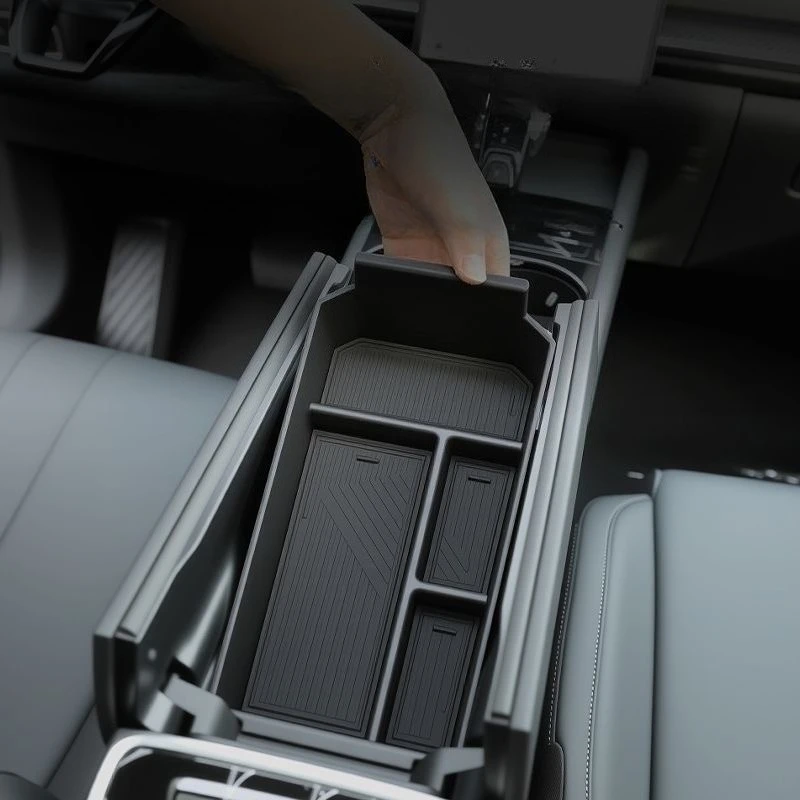 For JAECOO J7 PHEV 2024-2026 Armrest Storage Box Central Console Organizer Container Interior Tidying Car Styling Accessories