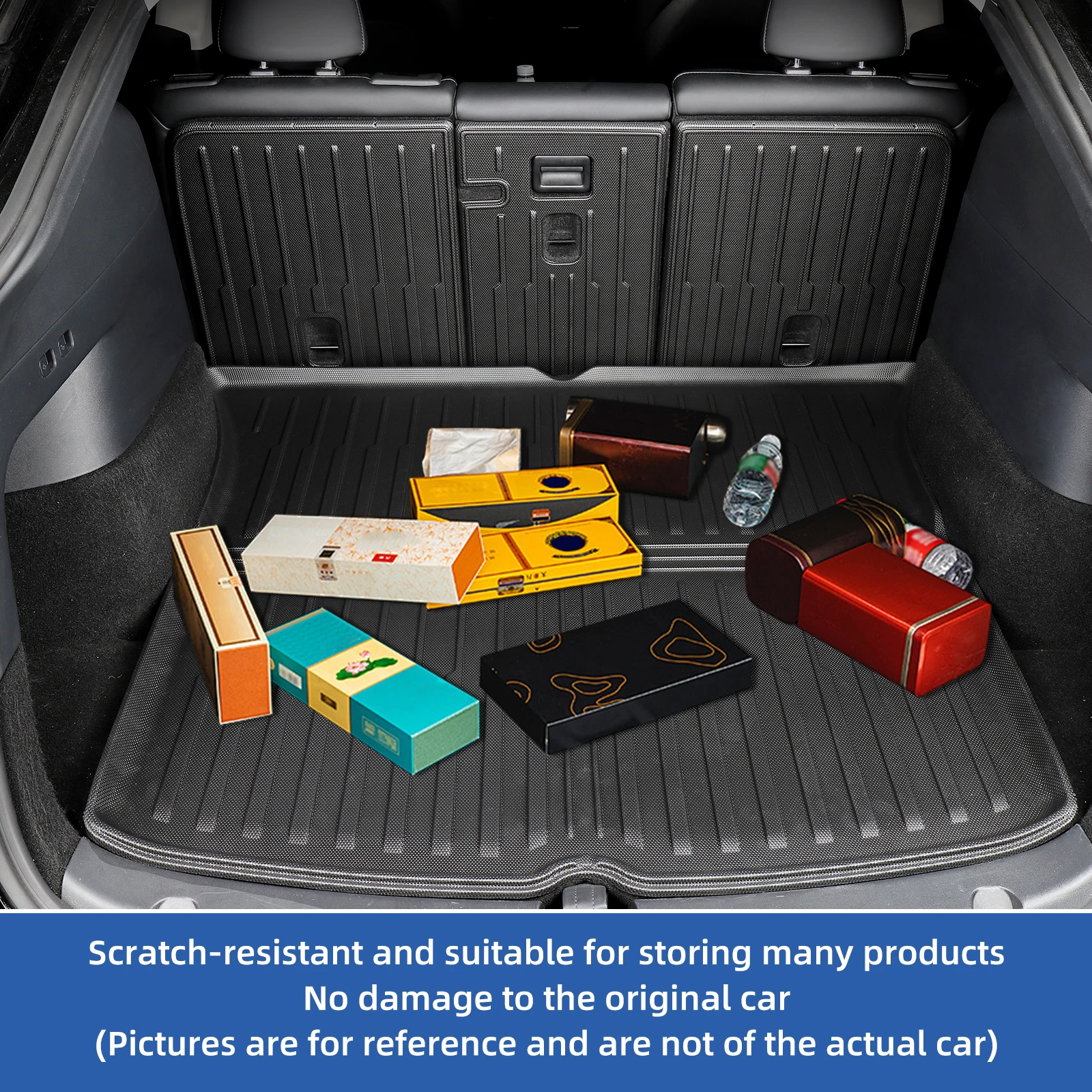 Smabee for Leapmotor B10 2025 2026 Car Floor Mats Cargo Liner Trunk Pad TPE 3D Foot Mat Waterproof All Weather Accessories
