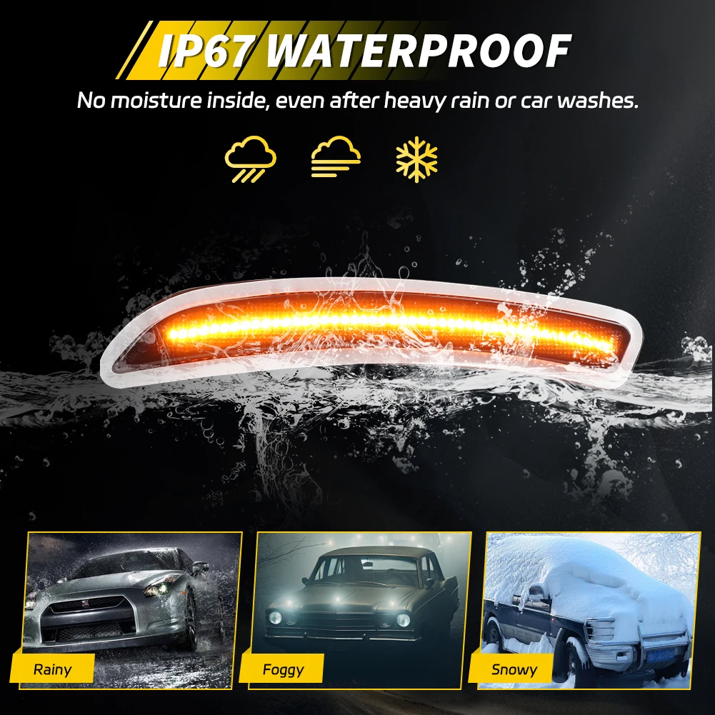 Front Or Rear Corner Side Marker Light Turn Signal Light Turn Warning Light With LED For 2014-2019 Gen3 MINI Cooper F55 F56 F57