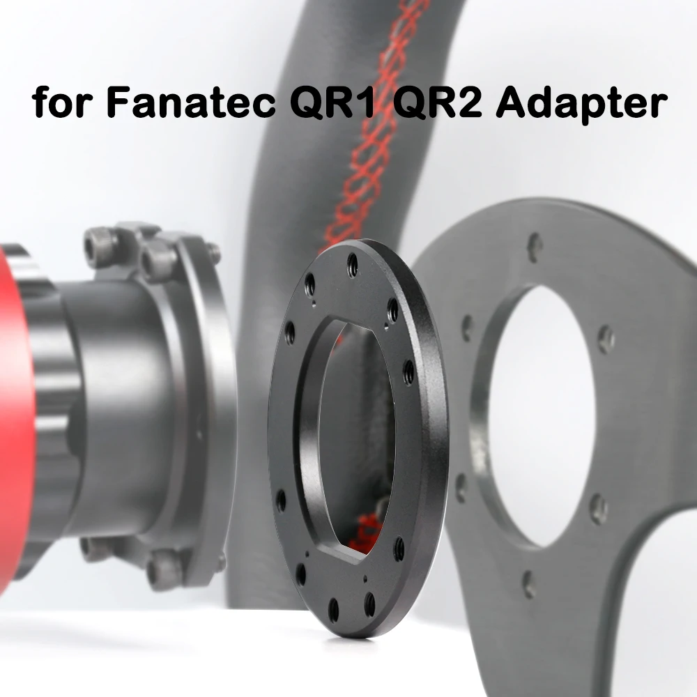 1X 70mm 6 Bolt Pattern for Fanatec QR2 and QR2 Pro QR1 Adapter Plate for Steering Wheels
