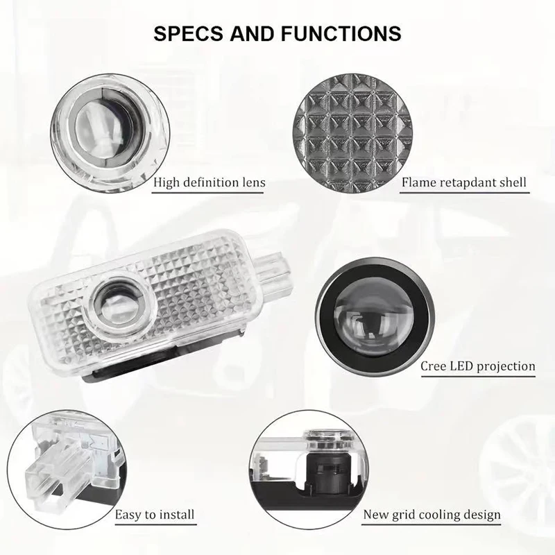 For BYD EV Han DM Song PLUS Qin PRO Seal EA1 Car door lights welcome lights exit warning lights night signal lights