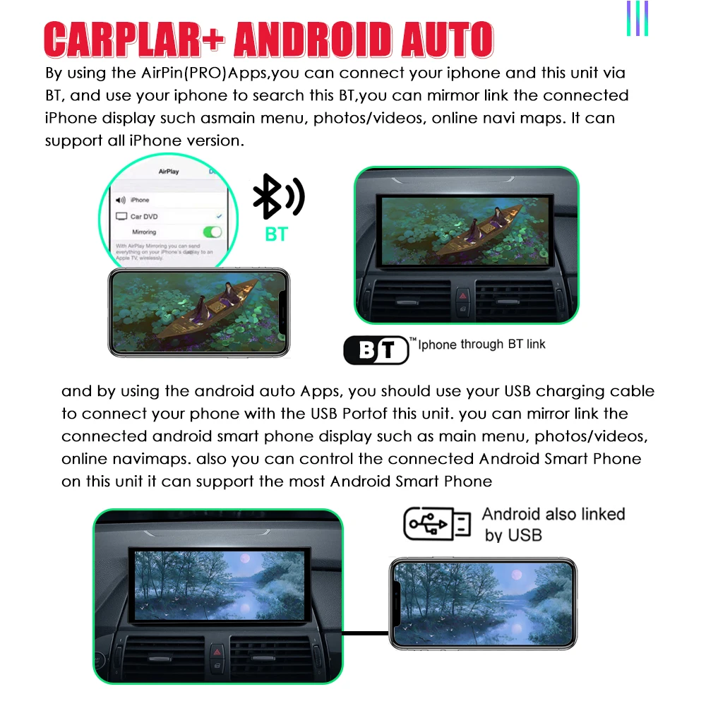 Android 16 for BENZ C CALSS W205 GLC 2015 - 2018 Intelligent System Car Video Multimedia Player GPS Navigation 4G QLED Screen BT