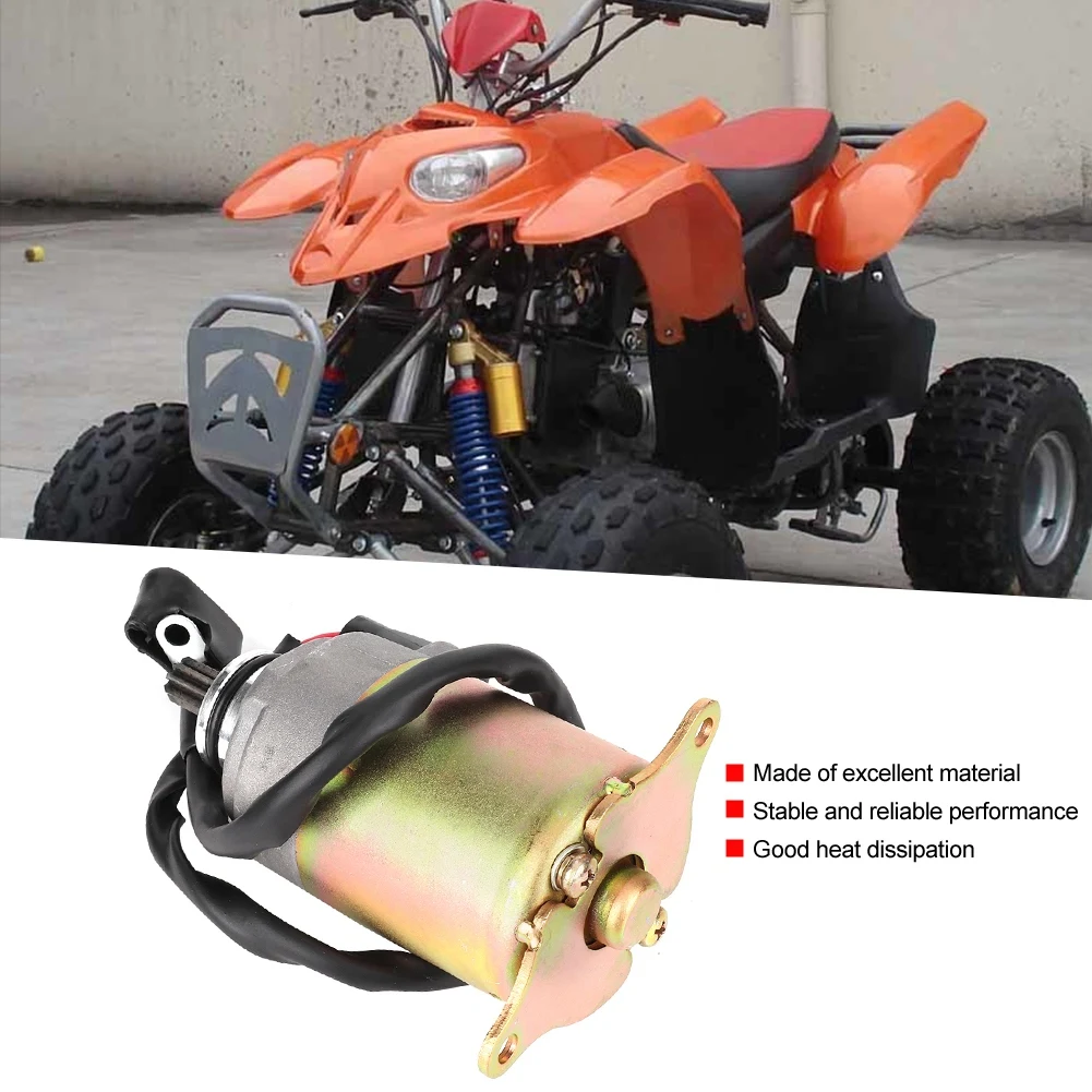 Motorcycle Electric Starter Motor Assy GY6 125cc 150cc Scooter Engine Accessories Scooter Engine Starter Motor