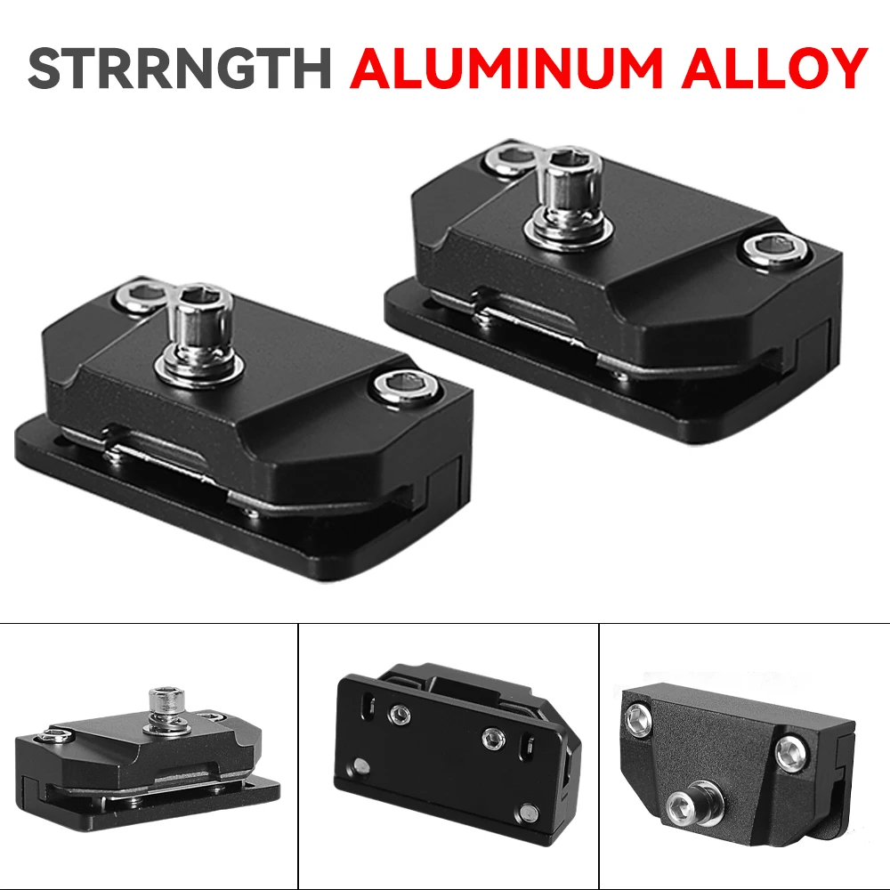 LED Light Bar Brackets With Rubber Padding Universal Adjustable Hood Work Light Mounts for Off-Road Vehicles Trucks Tractors