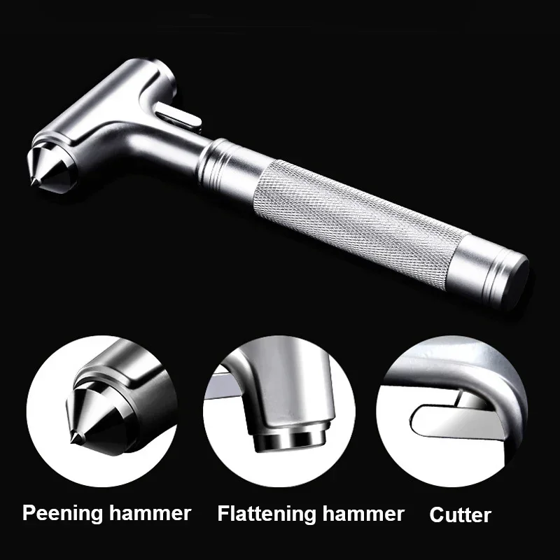 Car Safety Hammer Window Breaker Seat Belt Cutter Emergency Escape Tool Vehicle Rescue Life Saving Kit Survival Essential