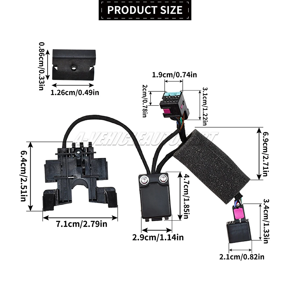 New For VW Golf A7 Beetle Mk2 Skoda Octavia Mk3 Automatic Gear Selector Shifter Micro Switch 9 Pins 5Q0713128A Car Accessories