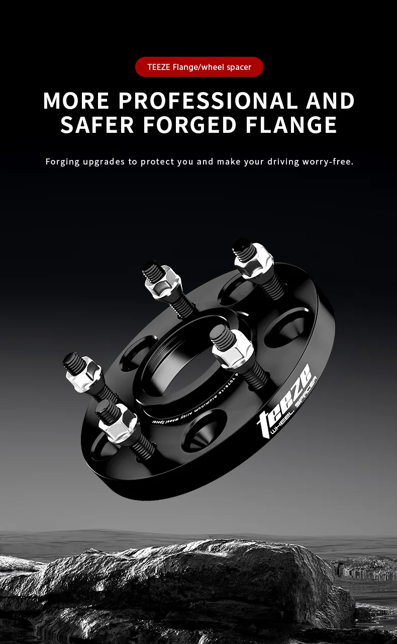Teeze 5x114.3 66.1mm M12X1.25 Wheel Spacer Adapter for NISSAN 350Z/370Z/GTR/Maxima/Altima/Fuga/Leaf/Maxima/Bluebird 1Piece