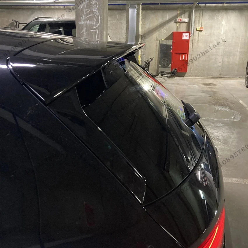 Rear Window Side Spoiler Wing For SEAT LEON MK3 5F FR (Five-door) 2013-2019 Car Roof Trunk Trim Lip Spoiler Wing Car Styling