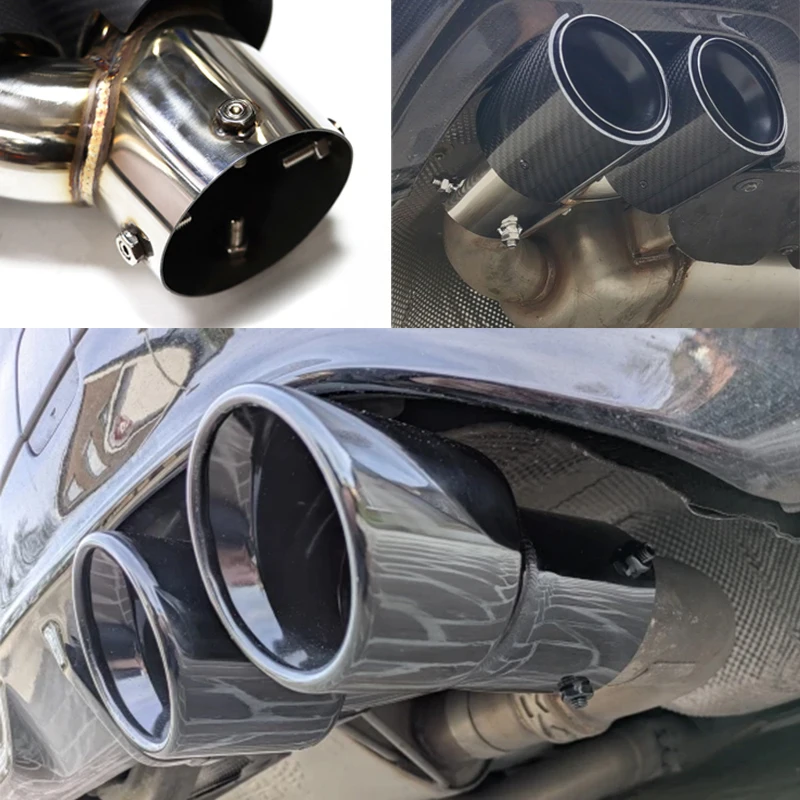 For BMW M240i M340i M440i G20 G21 G22 G42 Exhaust Pipe Upgrade Quad Muffler Tailpipe Tip Nozzle Exhaust Head