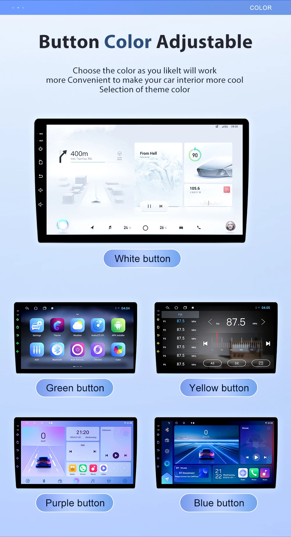 Car Radio For Peugeot Boxer/Fiat Ducato/Citroen Jumper 2006-2023 Stereo Android Auto Multimedia Player GPS Carplay 4G Wifi Video