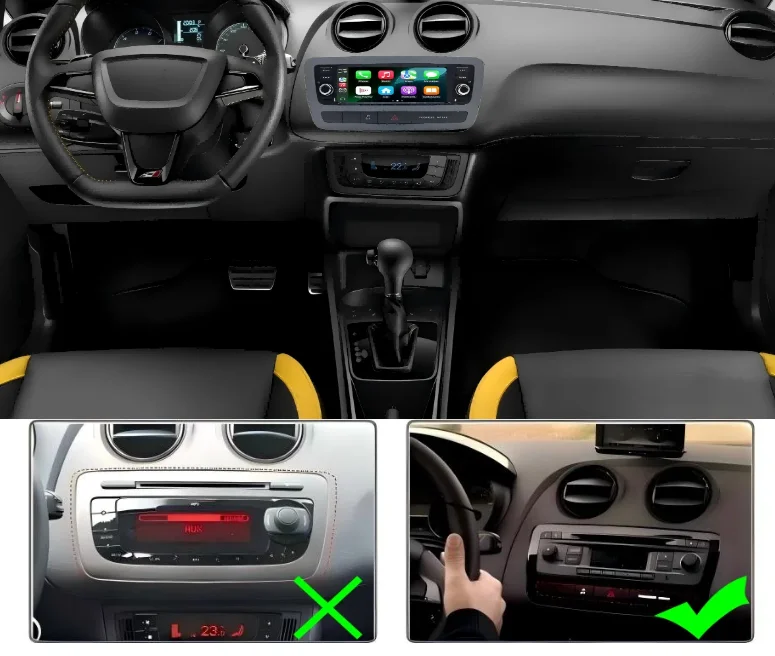 Car Radio For SEAT Ibiza 6J IV 4 2012-2015 Wireless CarPlay Android 16 Auto Multimedia Stereo Video Player Navigation GPS Tools