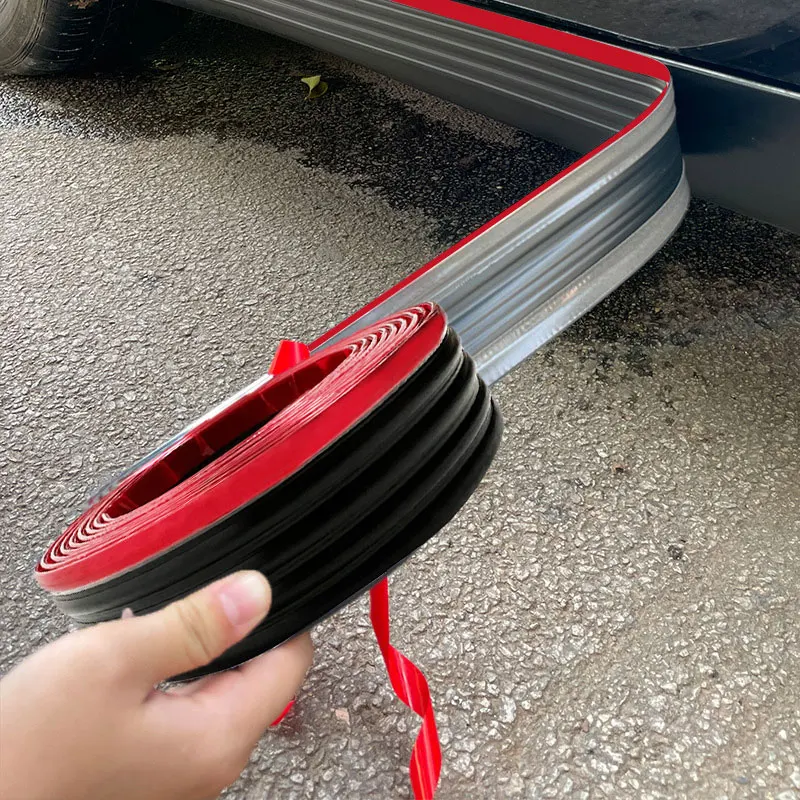 Carside Skirt Bumper Thickened Universal Decorative Strip Body Modification Anti-Scratch Shield Skirt Protective Strip Accessori