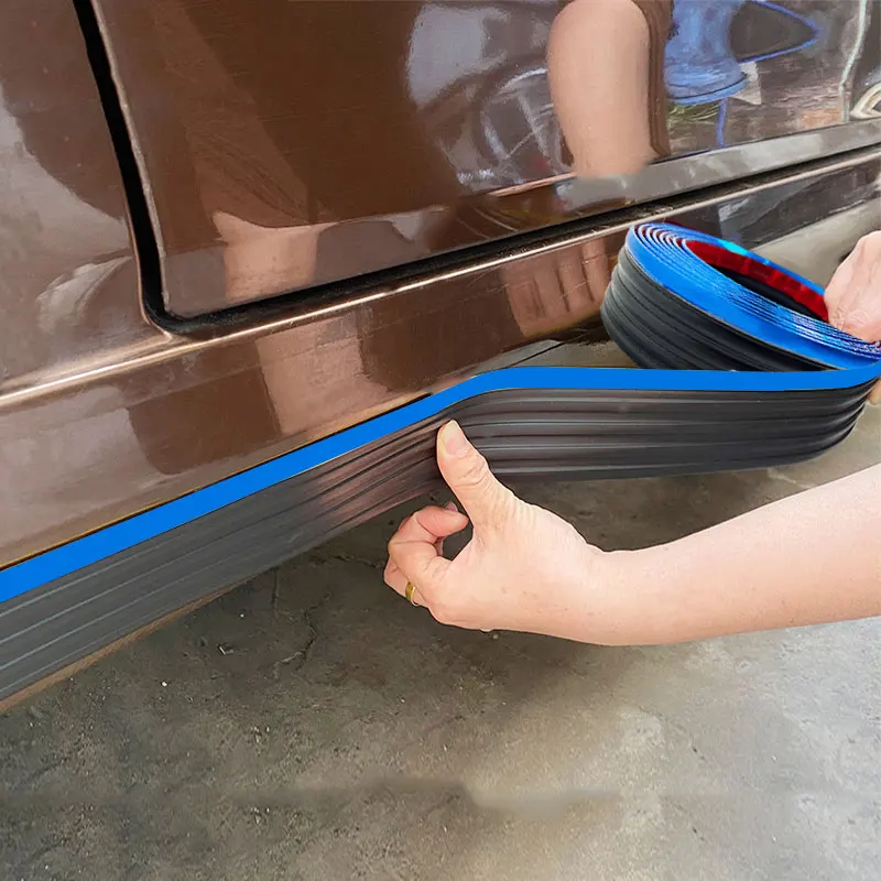 Carside Skirt Bumper Thickened Universal Decorative Strip Body Modification Anti-Scratch Shield Skirt Protective Strip Accessori
