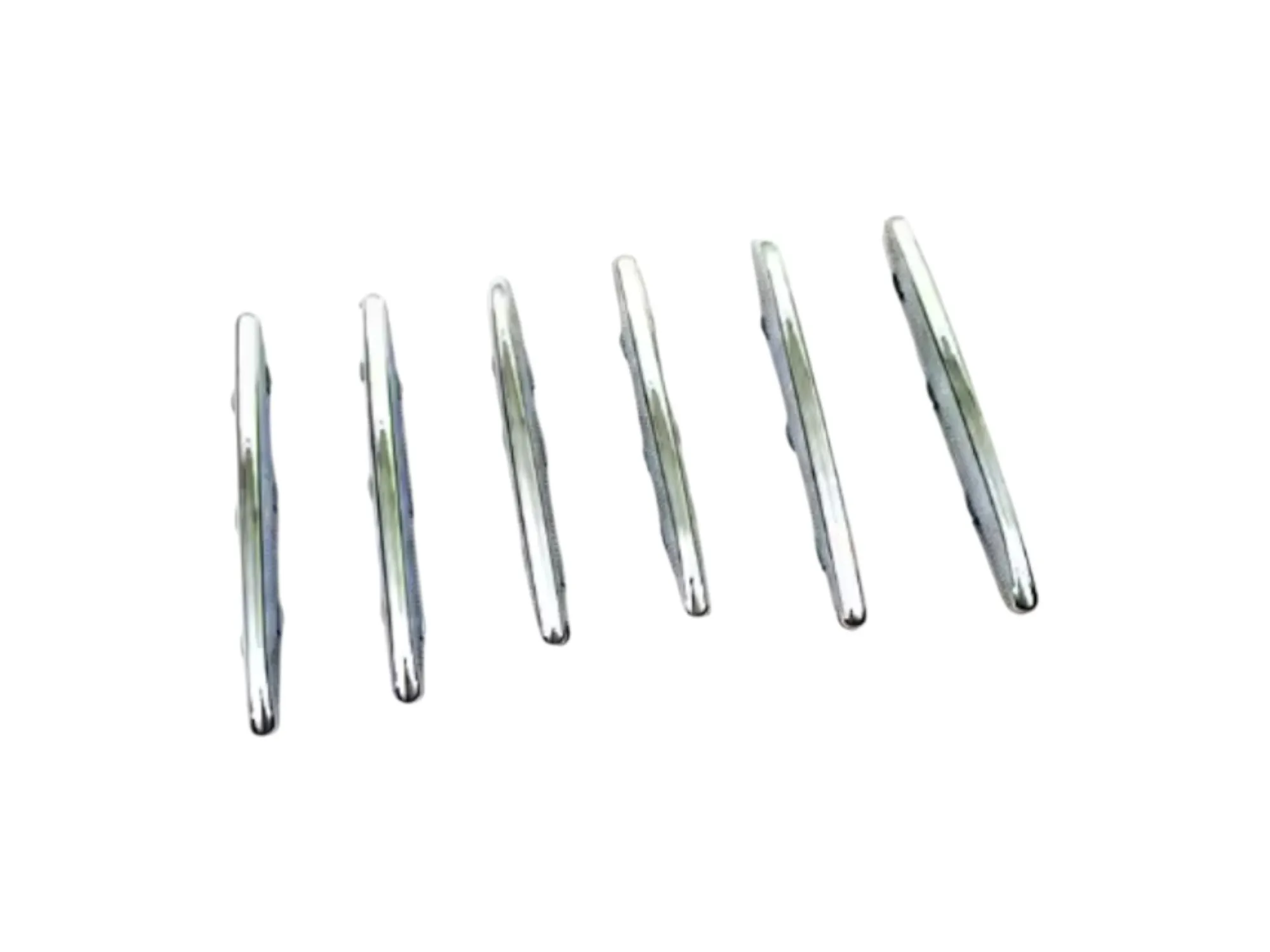 6pcs Chrome Hood Vent Trim Fin Covers For Mercedes Benz R171 SLK Class