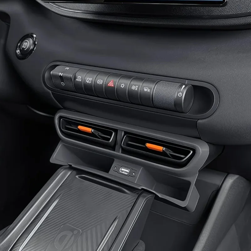 Car Air Vent Storage Box Fit for BYD Seagull Central Storage Box Storage Box Interior Supplies USB charging central control