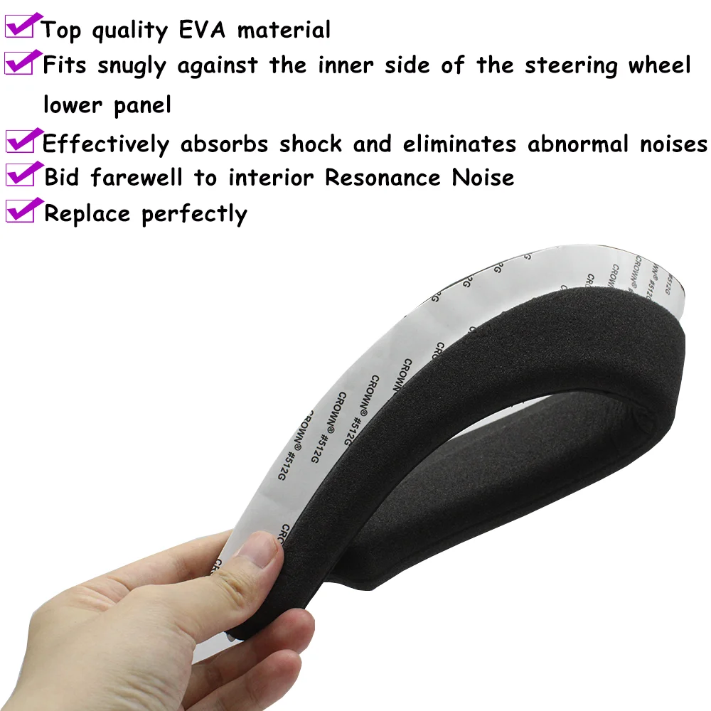 E81 E82 E87 E88 2004-2013 Car Interior Front Dashboard Steering Wheel Lower Cover Sponge Backplate Replacement For BMW 1 Series