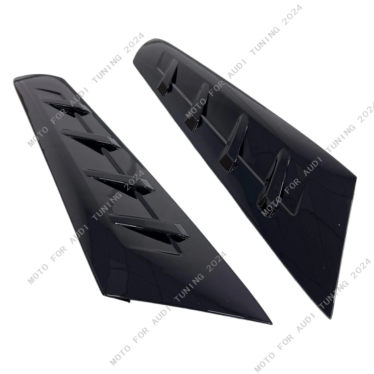 RS3 Style Rear Side Spoiler Wings For Audi A3 8Y S3 RS3 Sportback TFSI TDI S-line 2020-2026 Rear Window Canard Splitter Bodykits
