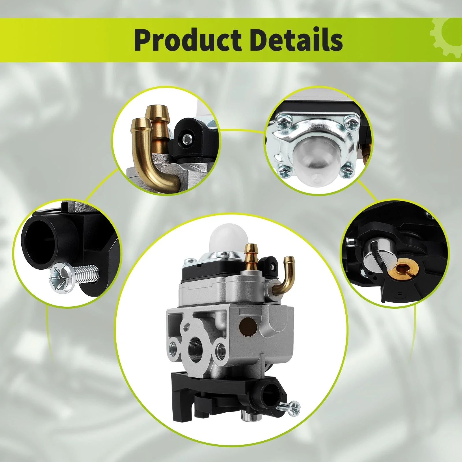 16100-Z0H-825 Carburetor Kit For GX25 GX35 Brushcutter With Air Filter Fuel Line Primer Bulb For Whipper Snipper Trimmer