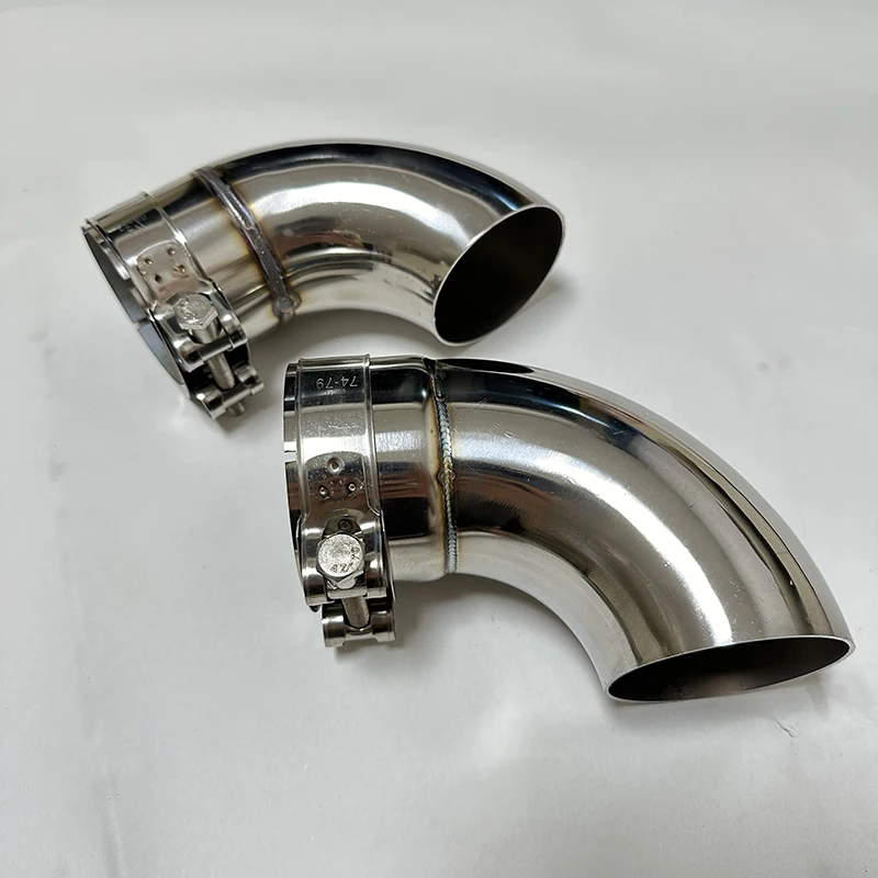 Auto parts Exhaust pipe suppressor Stainless steel exhaust outlet elbow connection