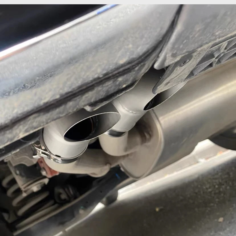 Auto parts Exhaust pipe suppressor Stainless steel exhaust outlet elbow connection