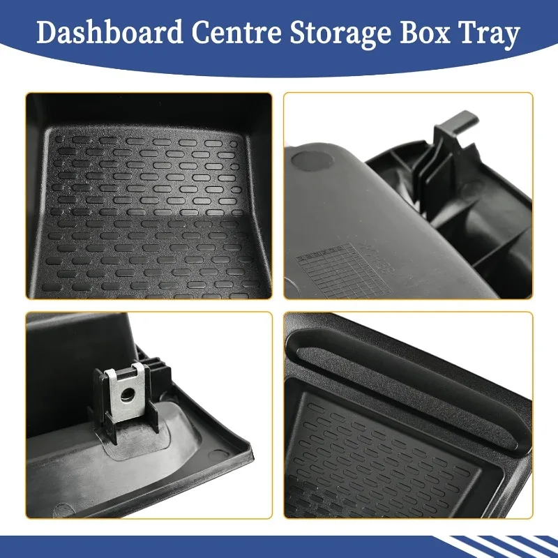 Dashboard Centre Storage Box Tray for Fiat Ducato Boxer Citroen Relay 2014-On Replace 735699812 ABS