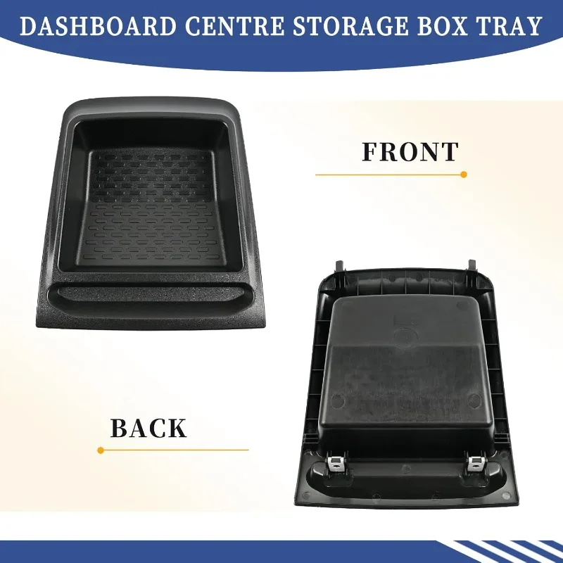 Dashboard Centre Storage Box Tray for Fiat Ducato Boxer Citroen Relay 2014-On Replace 735699812 ABS