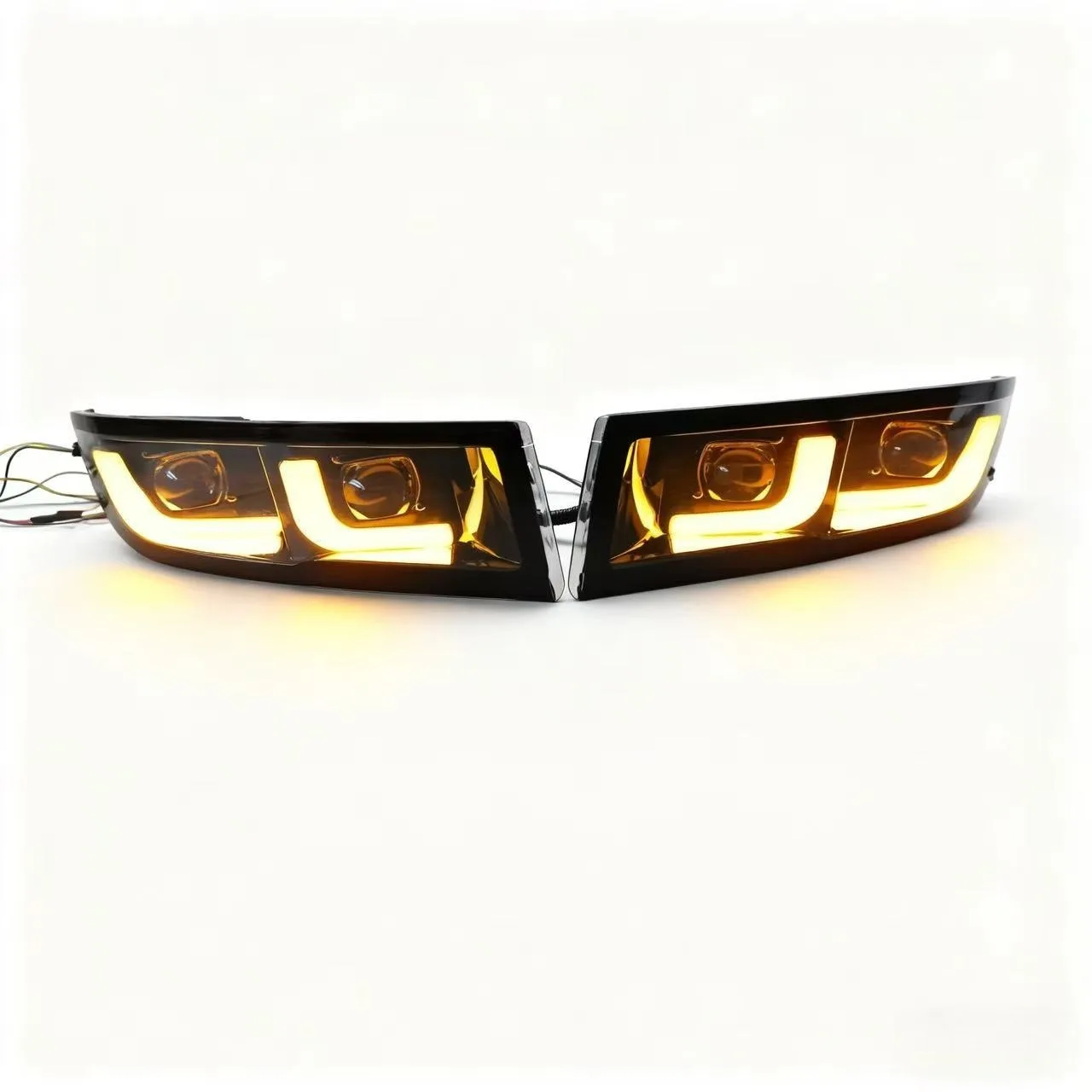 For Toyota Land Cruiser Prado 120 GRJ120 TRJ120 FJ120 LC120 2002-2010 Daytime Running Light LED Fog Lamp Turn Signal 2PCS