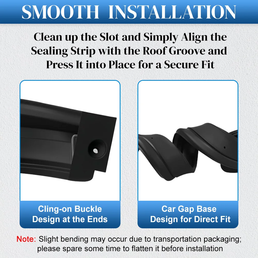 For Jeep Wrangler YJ 1987-1995 Rubber Cowl Seal to Windshield Frame 55009127, 55175778
