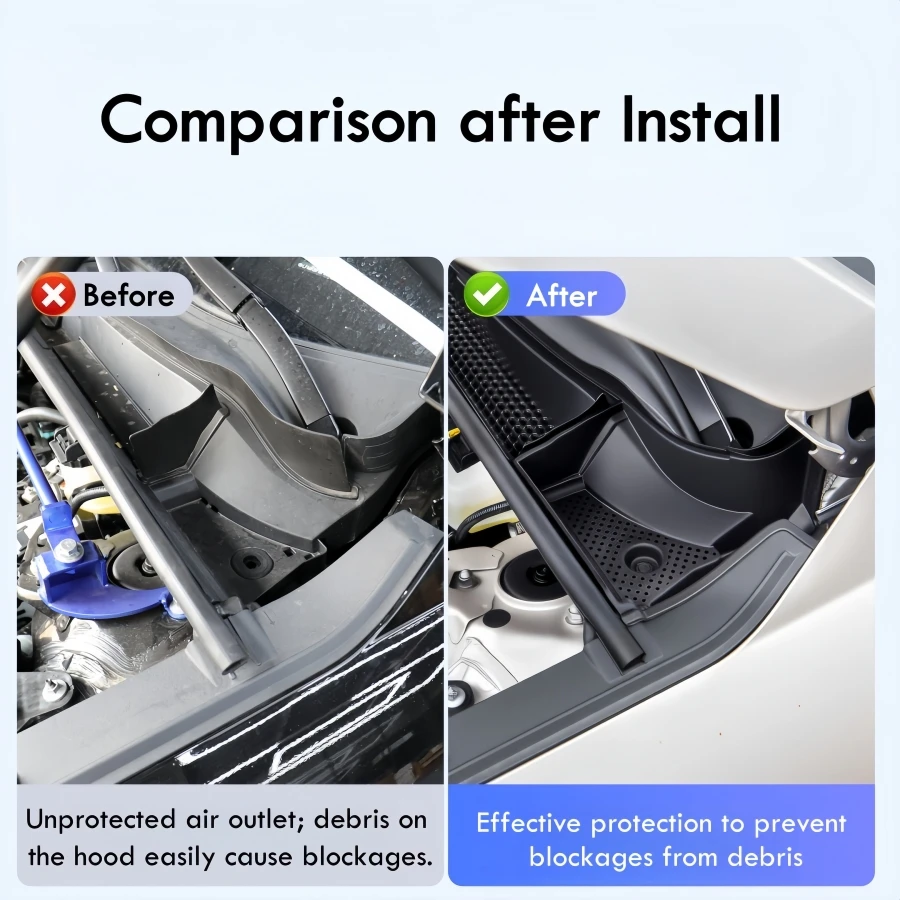 For Toyota RAV4 2026 2027 Car Engine Filter Protect Covers 6th RAV4 Protective Engine Compartment Filter Trims Anti-block