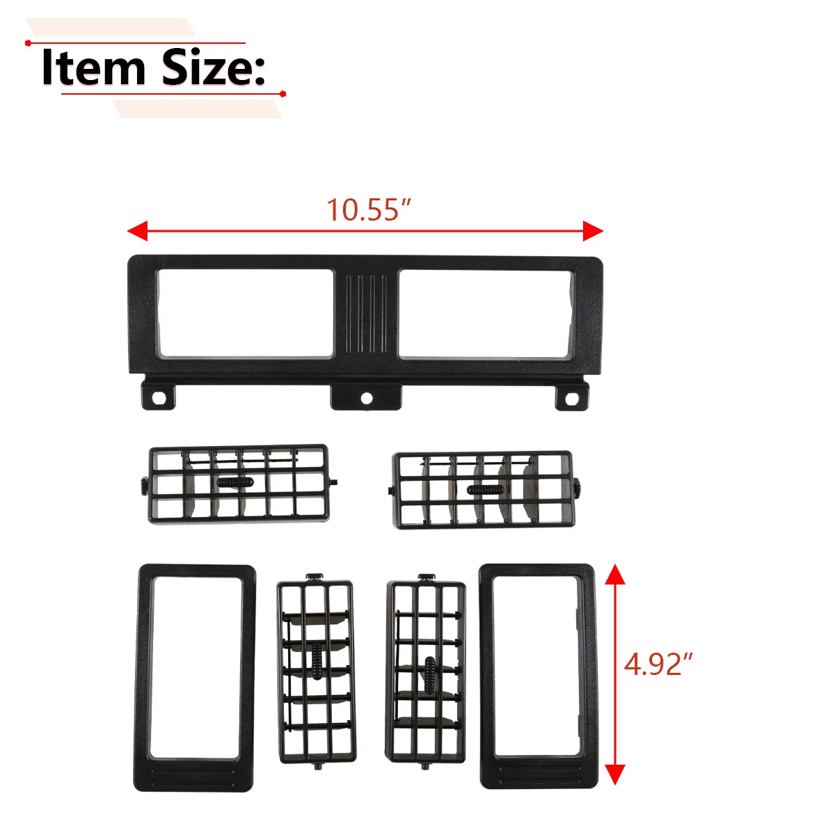 Dashboard AC Air Condition Heater Vent Grille Outlet Panel Louver Set For Nissan Navara D21 Hardbody Pickup 1986-1997 Auto Parts