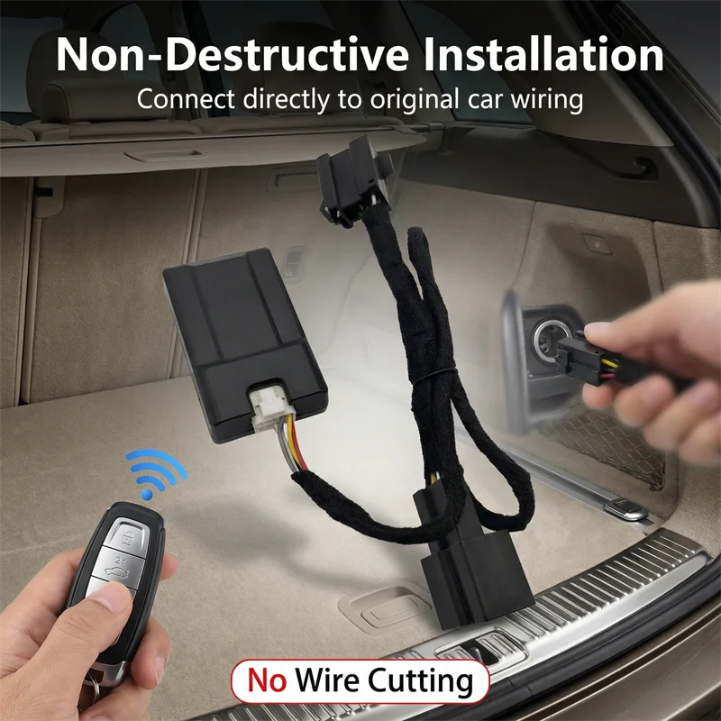 Electric Tailgate Lift Assist System For Audi Q5 Q7, Automatic Power Liftgate Module Key Control Open Close Accessories