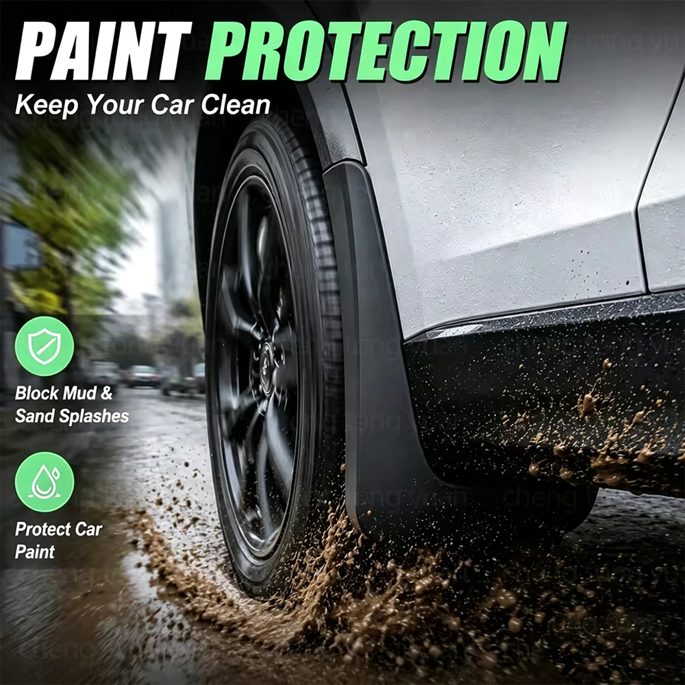 For Polestar 4 2024-2026 Fender Mudflaps Splash Guards Mudguards Mud Flaps Car Accessories