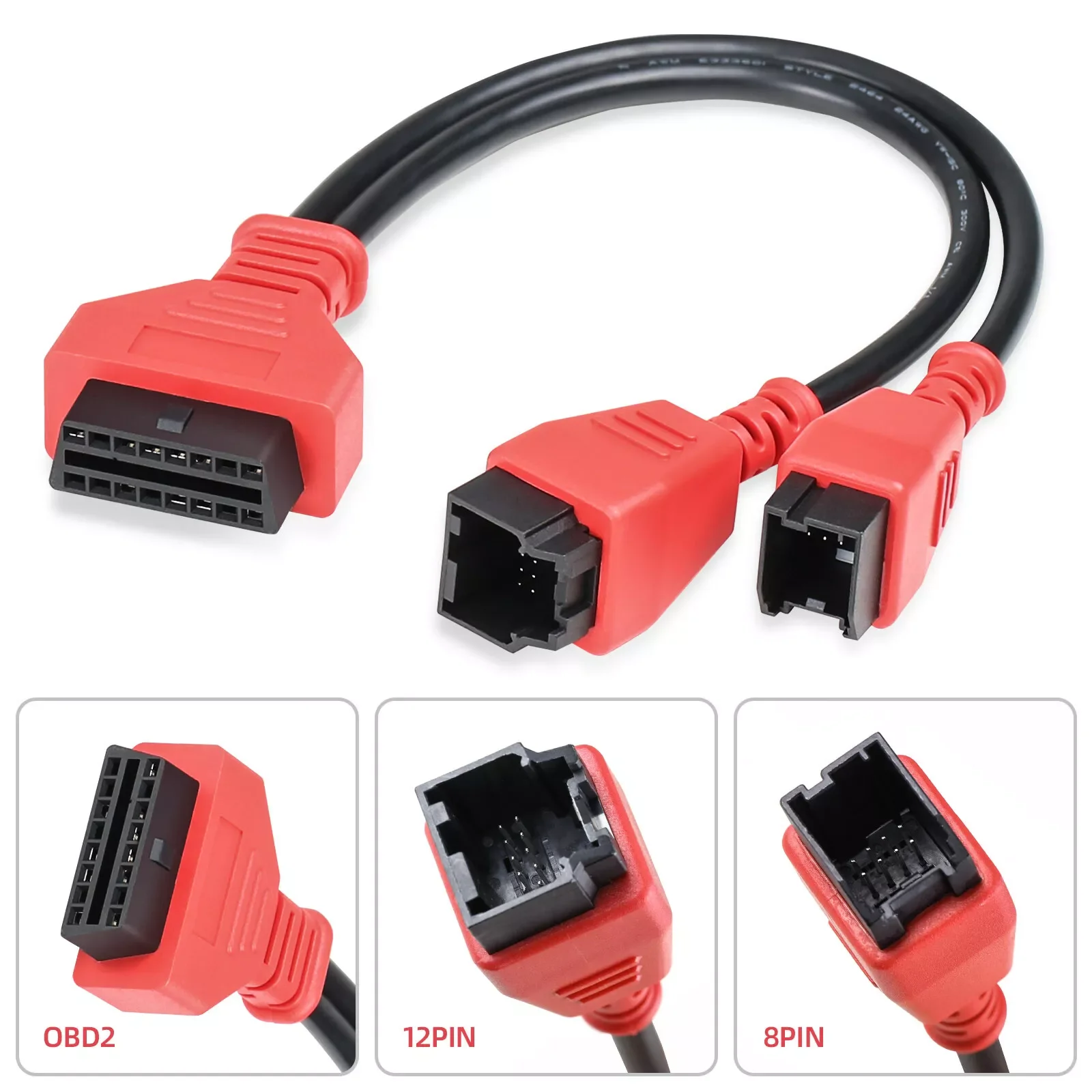 For Chrysler 12+8 OBD2 Adapter Cable Bypass SGW for Jeep Dodge Fiat Compatible with Autel Maxisys Launch X431 Diagnostic Tool