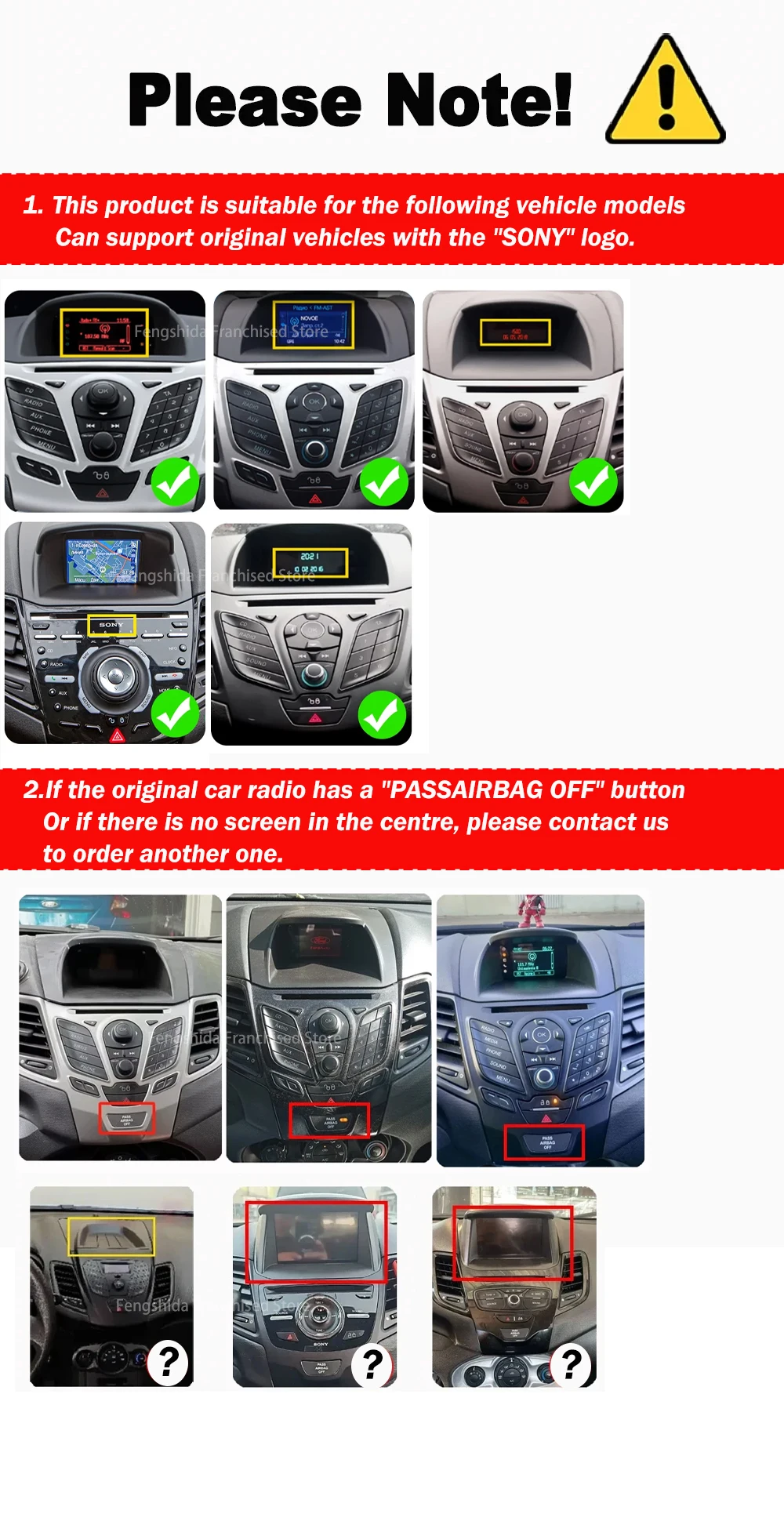 Android 16 Car Radio For Ford Fiesta MK6 MK7 2009 - 2017 Carplay Android Auto Stereo Player GPS Navigation Wifi Video Autoradio
