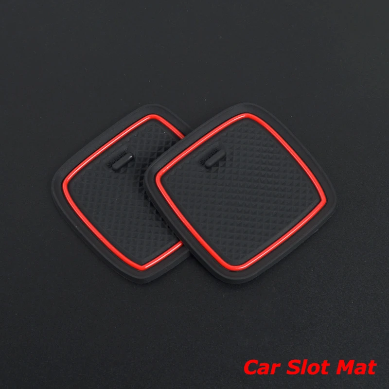 Anti-Slip Rubber Gate Slot Mat Door Groove Pad Cup Cushion For Suzuki SX4 S-Cross S Cross 2014-2023 Car Interior Mat Accessories