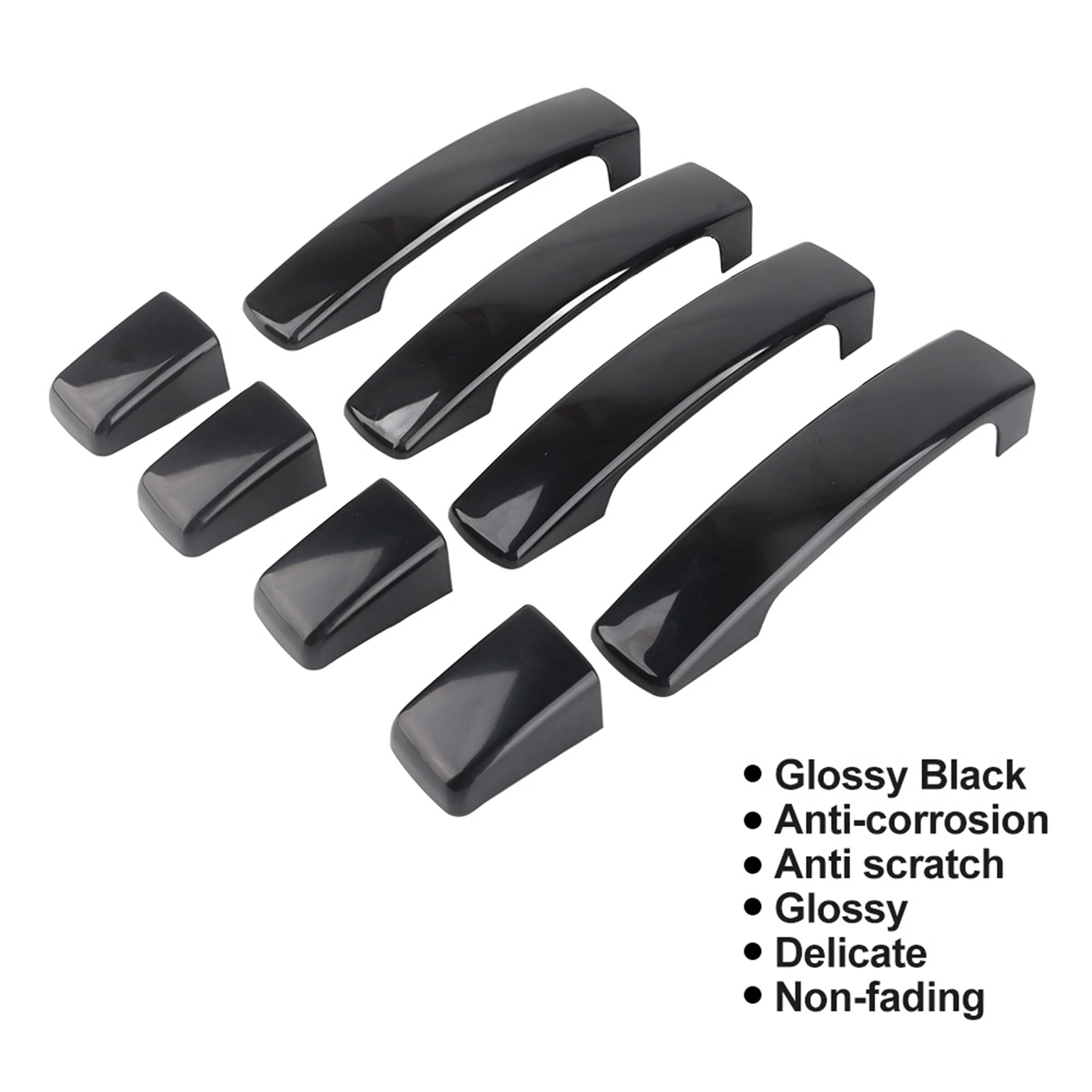 4pcs Car Glossy Black Exterior Door Handle Cover for Range Rover Sport Discovery 3 Freelander 2 Exterior Door Handle Cover