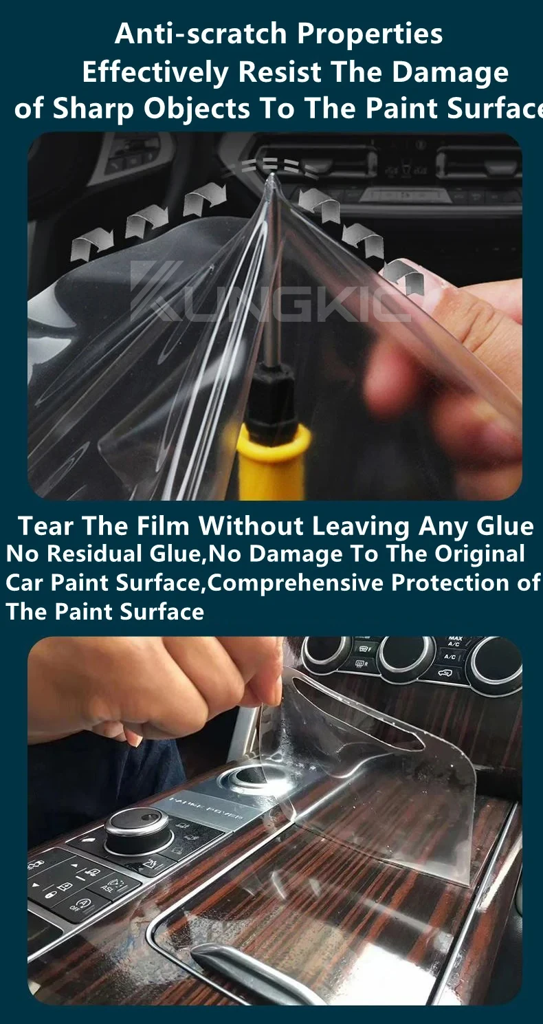 TPU Protective Film For Mazda CX60 CX90 2022-2025 CX-60 CX-90 Car Interior Center Console Transparent Anti-scratch Accessories