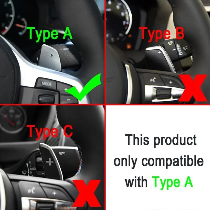 For BMW 1/2/3/5/6/7 Series GC GT Touring F40 F44 F90 G01 G02 G20 G21 G30 G31 G32 G11 G12 XDRIVE Steering Wheel Paddle Shift DSG