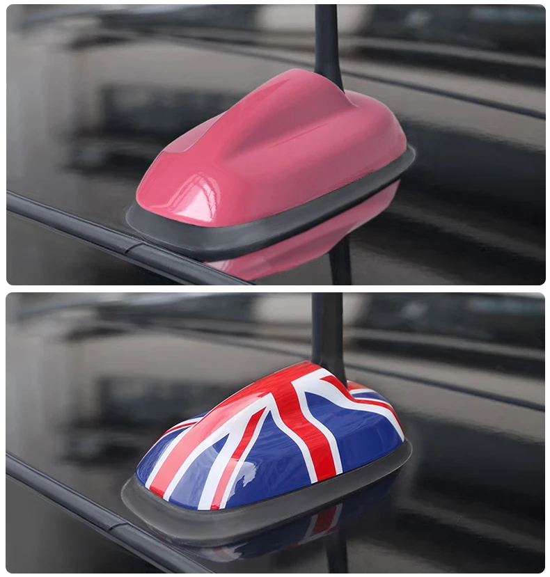 Car Exterior Trim Antenna Decoration Cover Sticker For MINI Cooper S JCW F65 F66 F56 F55 Car-Styling Accessories
