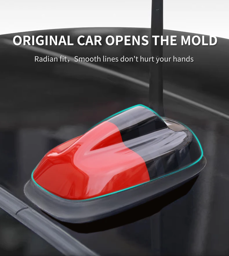 Car Exterior Trim Antenna Decoration Cover Sticker For MINI Cooper S JCW F65 F66 F56 F55 Car-Styling Accessories