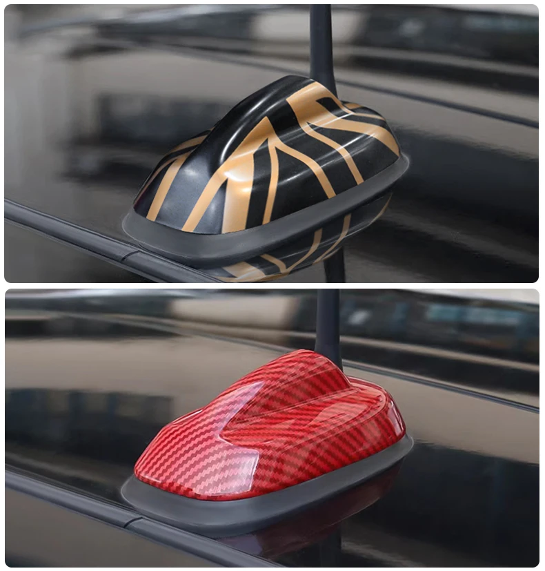 Car Exterior Trim Antenna Decoration Cover Sticker For MINI Cooper S JCW F65 F66 F56 F55 Car-Styling Accessories