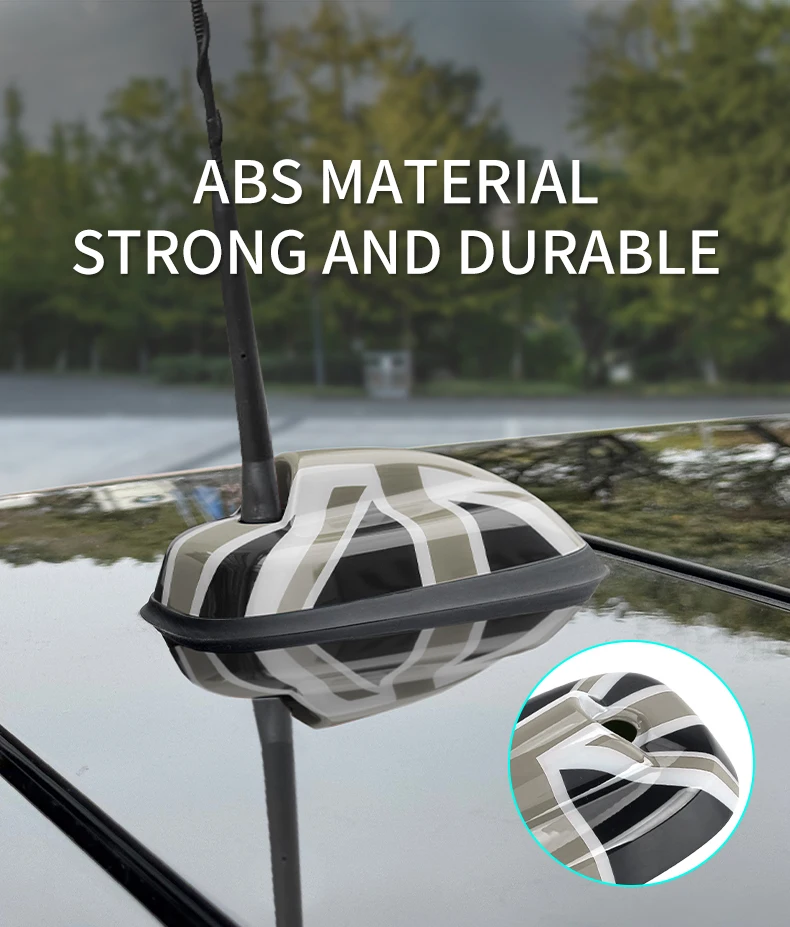 Car Exterior Trim Antenna Decoration Cover Sticker For MINI Cooper S JCW F65 F66 F56 F55 Car-Styling Accessories